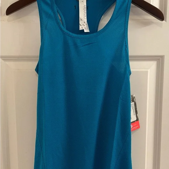 Oiselle Flyout Racerback Tank - NWT - Size 2 - Blue - Picture 3 of 10